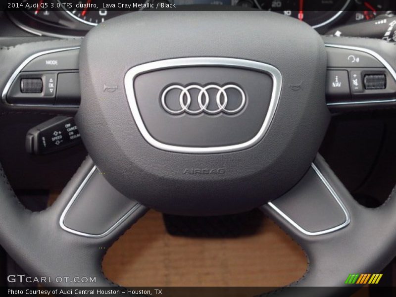 Lava Gray Metallic / Black 2014 Audi Q5 3.0 TFSI quattro