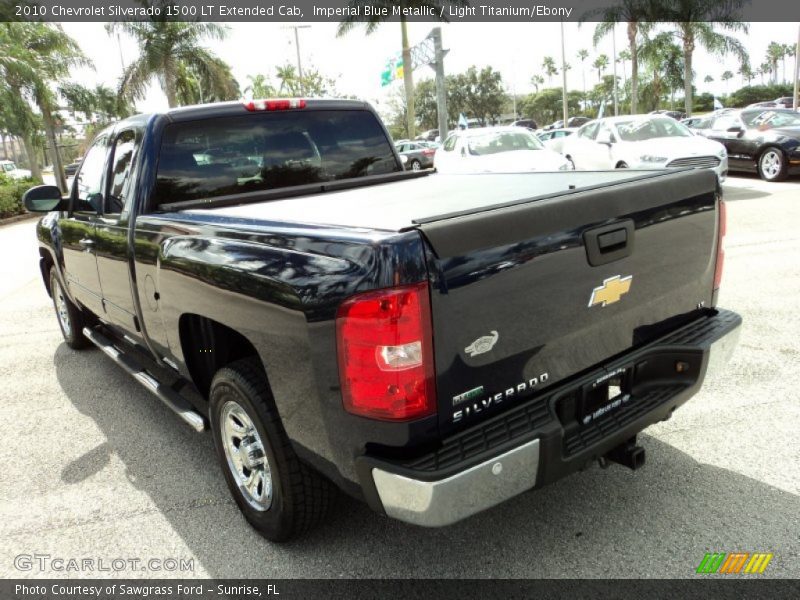 Imperial Blue Metallic / Light Titanium/Ebony 2010 Chevrolet Silverado 1500 LT Extended Cab