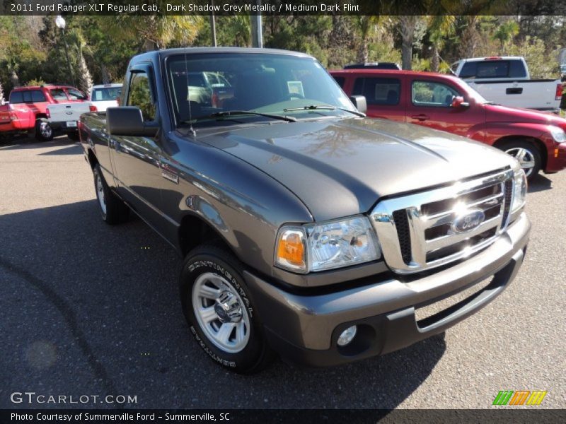 Dark Shadow Grey Metallic / Medium Dark Flint 2011 Ford Ranger XLT Regular Cab