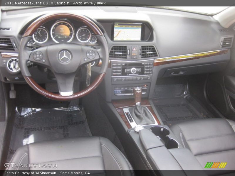 Arctic White / Black 2011 Mercedes-Benz E 350 Cabriolet