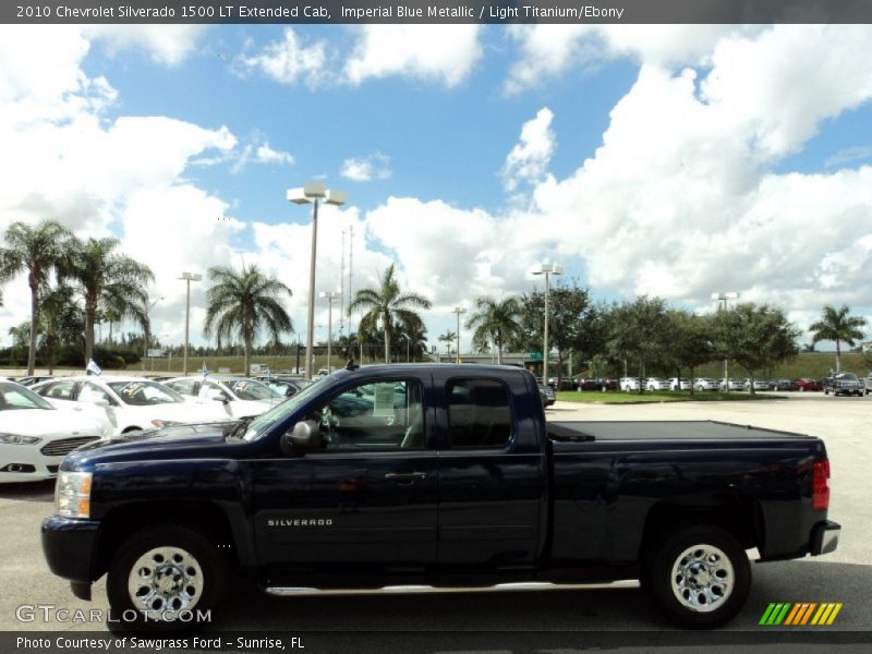 Imperial Blue Metallic / Light Titanium/Ebony 2010 Chevrolet Silverado 1500 LT Extended Cab