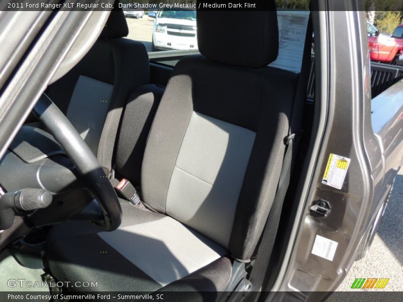 Dark Shadow Grey Metallic / Medium Dark Flint 2011 Ford Ranger XLT Regular Cab