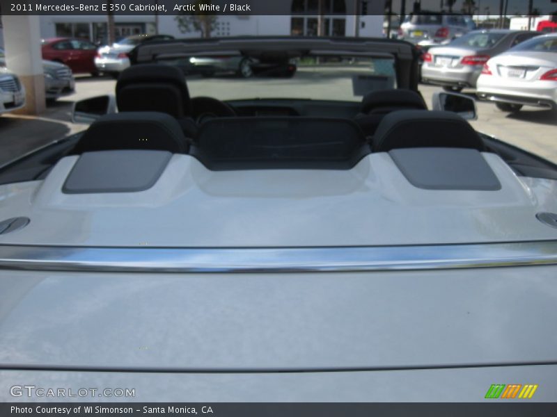 Arctic White / Black 2011 Mercedes-Benz E 350 Cabriolet