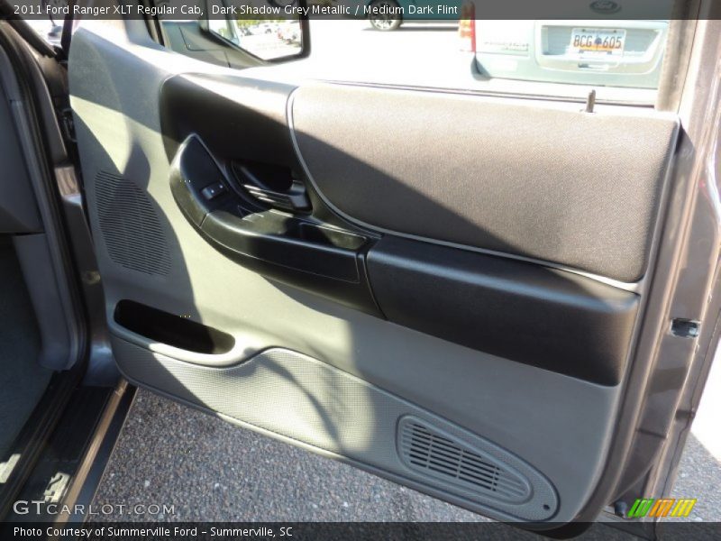 Dark Shadow Grey Metallic / Medium Dark Flint 2011 Ford Ranger XLT Regular Cab