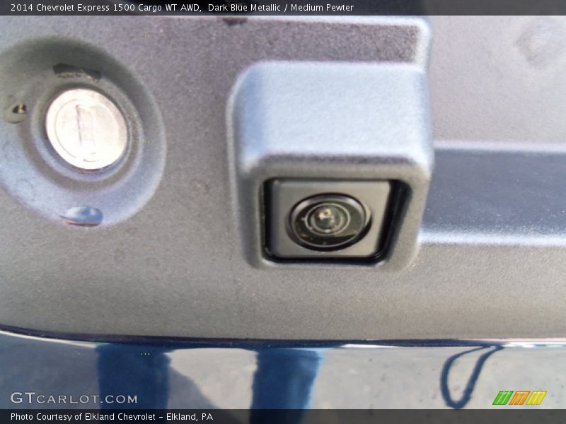 Dark Blue Metallic / Medium Pewter 2014 Chevrolet Express 1500 Cargo WT AWD