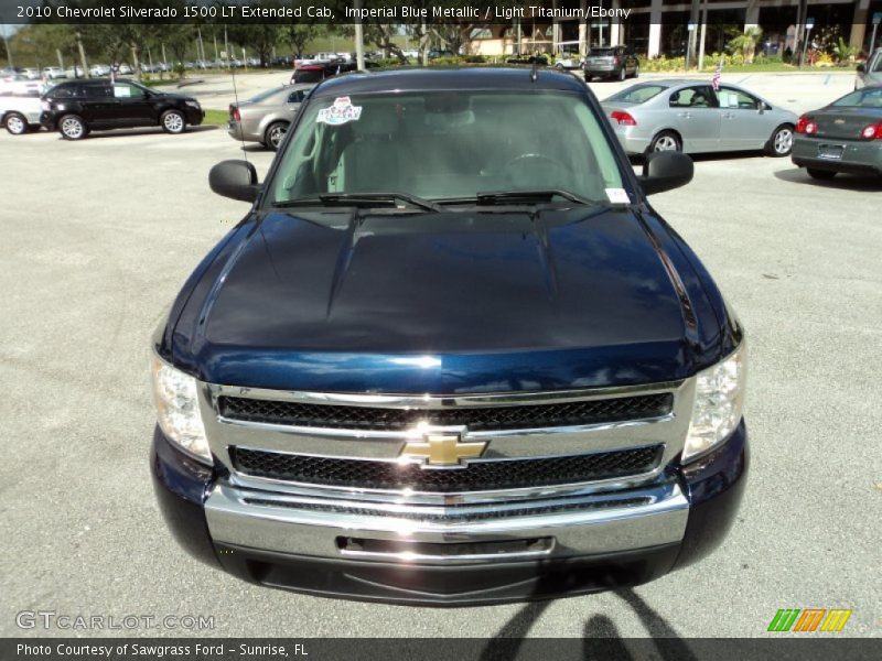 Imperial Blue Metallic / Light Titanium/Ebony 2010 Chevrolet Silverado 1500 LT Extended Cab