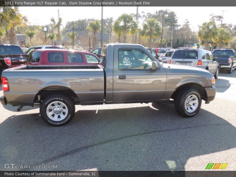 Dark Shadow Grey Metallic / Medium Dark Flint 2011 Ford Ranger XLT Regular Cab
