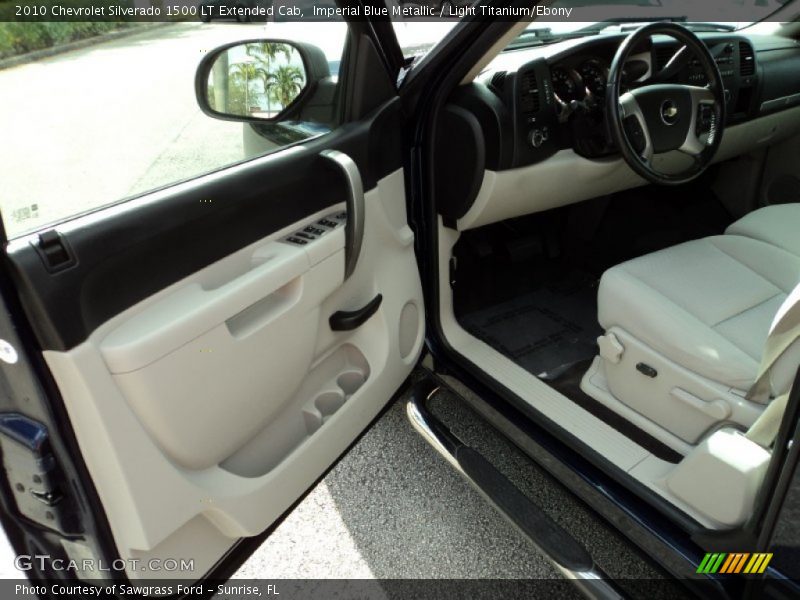 Imperial Blue Metallic / Light Titanium/Ebony 2010 Chevrolet Silverado 1500 LT Extended Cab
