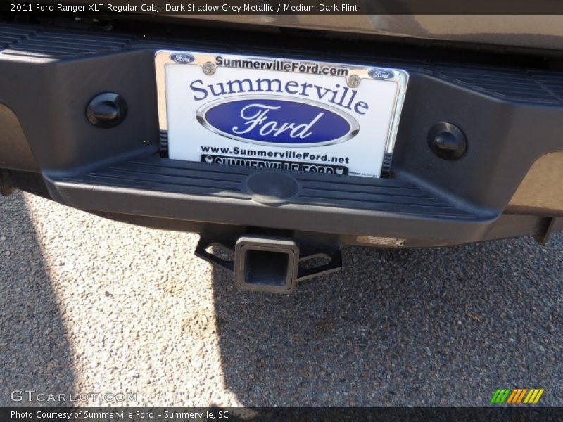 Dark Shadow Grey Metallic / Medium Dark Flint 2011 Ford Ranger XLT Regular Cab