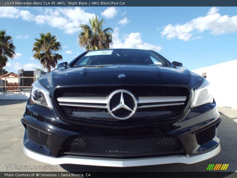 Night Black / AMG Black/Red Cut 2014 Mercedes-Benz CLA 45 AMG