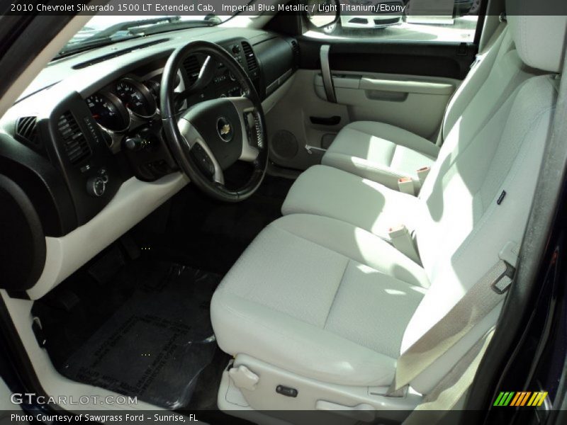 Imperial Blue Metallic / Light Titanium/Ebony 2010 Chevrolet Silverado 1500 LT Extended Cab
