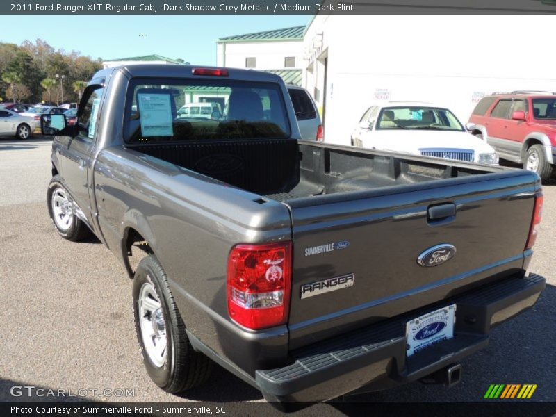 Dark Shadow Grey Metallic / Medium Dark Flint 2011 Ford Ranger XLT Regular Cab