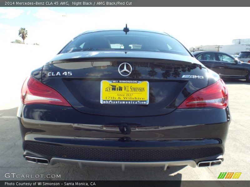 Night Black / AMG Black/Red Cut 2014 Mercedes-Benz CLA 45 AMG