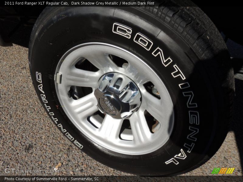 Dark Shadow Grey Metallic / Medium Dark Flint 2011 Ford Ranger XLT Regular Cab