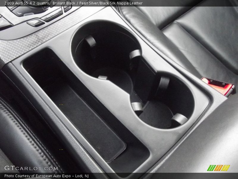 Brilliant Black / Pearl Silver/Black Silk Nappa Leather 2009 Audi S5 4.2 quattro