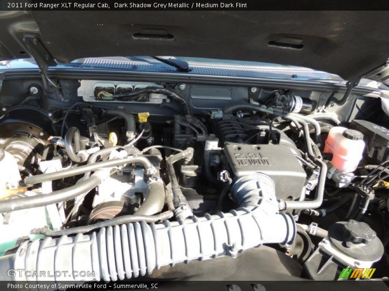 Dark Shadow Grey Metallic / Medium Dark Flint 2011 Ford Ranger XLT Regular Cab