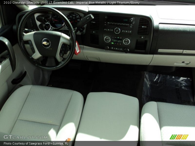 Imperial Blue Metallic / Light Titanium/Ebony 2010 Chevrolet Silverado 1500 LT Extended Cab