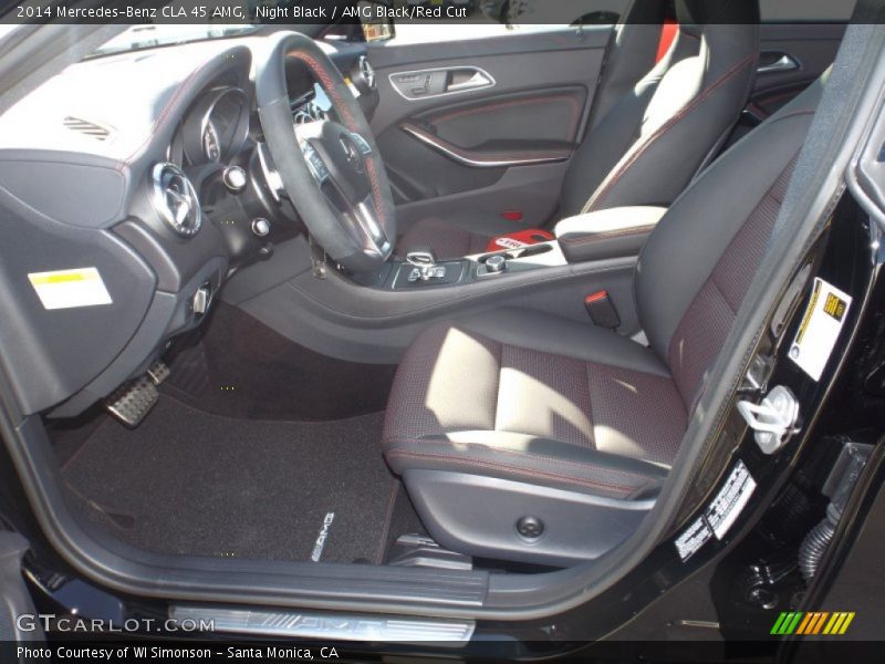 Front Seat of 2014 CLA 45 AMG