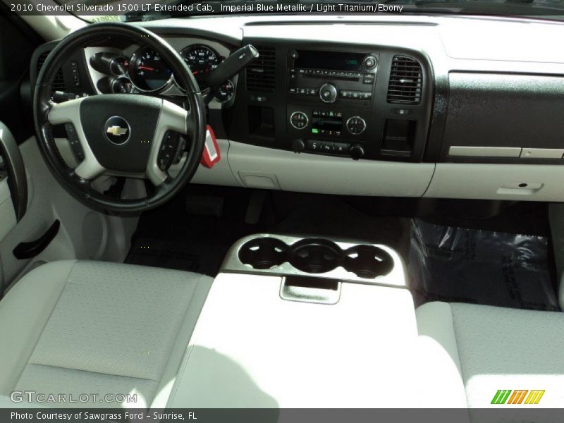 Imperial Blue Metallic / Light Titanium/Ebony 2010 Chevrolet Silverado 1500 LT Extended Cab
