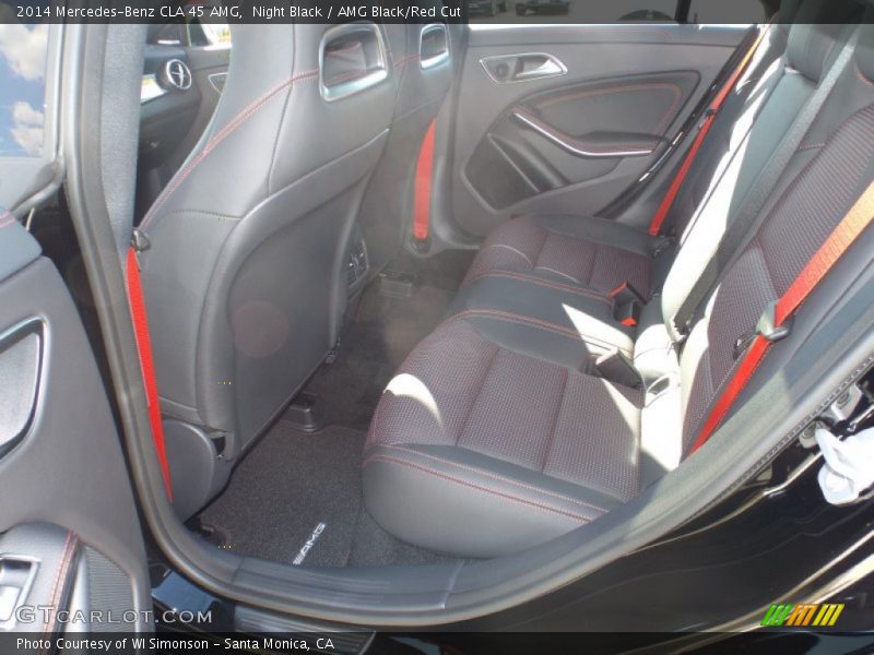 Rear Seat of 2014 CLA 45 AMG