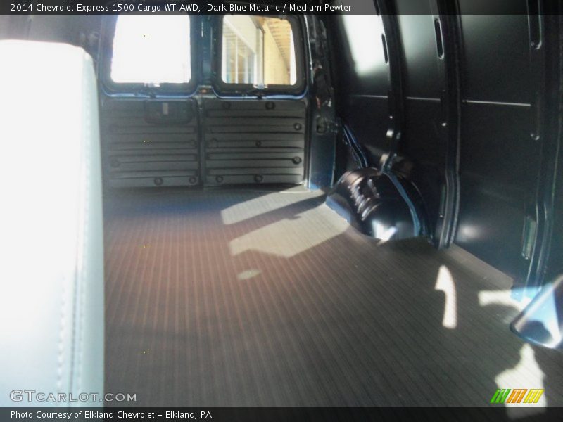 Dark Blue Metallic / Medium Pewter 2014 Chevrolet Express 1500 Cargo WT AWD