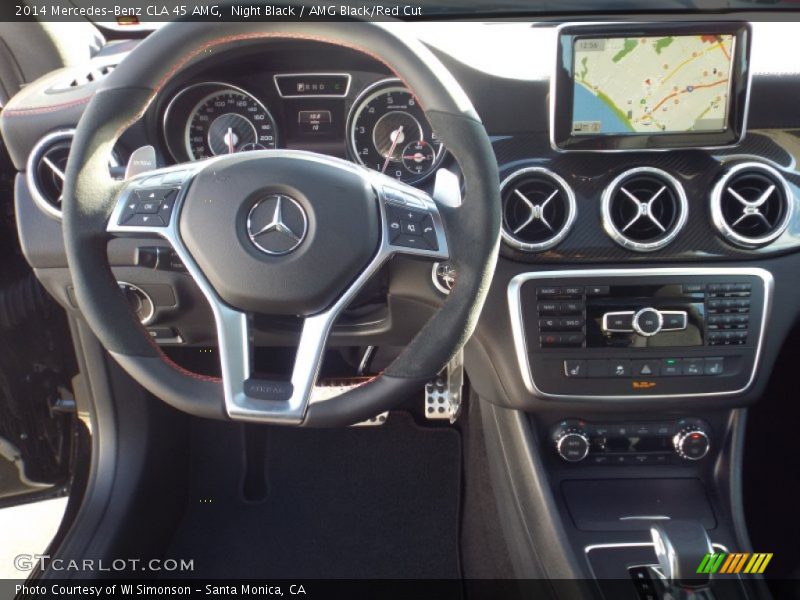 Dashboard of 2014 CLA 45 AMG