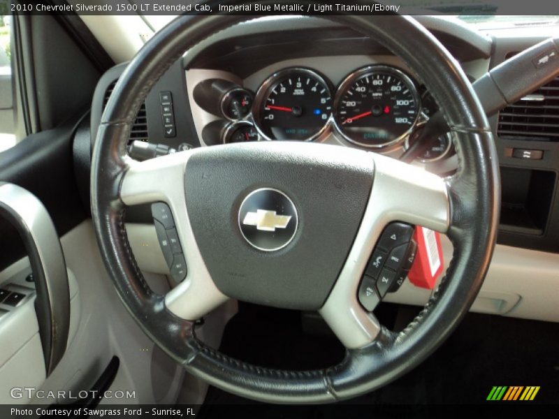 Imperial Blue Metallic / Light Titanium/Ebony 2010 Chevrolet Silverado 1500 LT Extended Cab