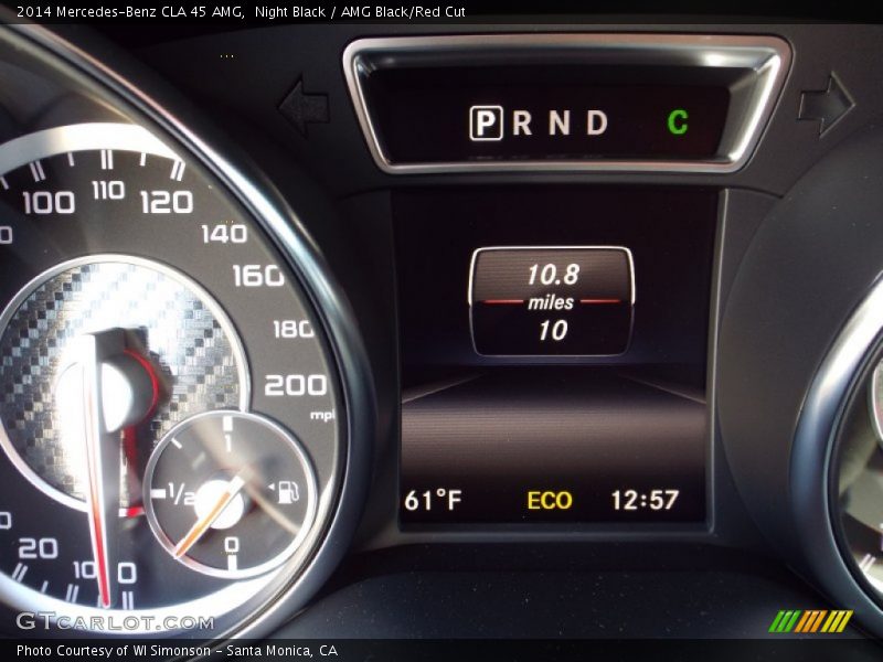 Night Black / AMG Black/Red Cut 2014 Mercedes-Benz CLA 45 AMG