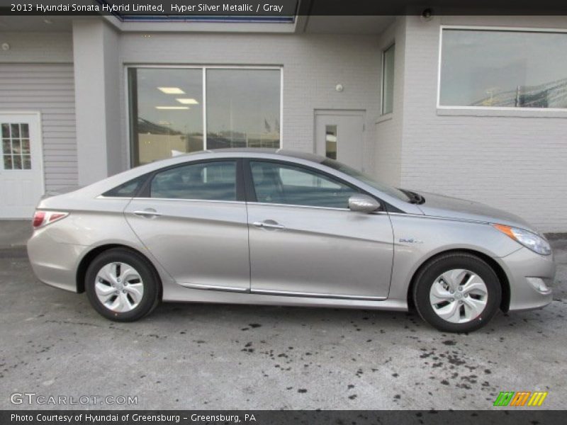 Hyper Silver Metallic / Gray 2013 Hyundai Sonata Hybrid Limited