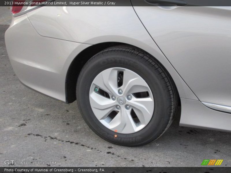 Hyper Silver Metallic / Gray 2013 Hyundai Sonata Hybrid Limited