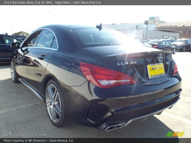 Night Black / AMG Black/Red Cut 2014 Mercedes-Benz CLA 45 AMG