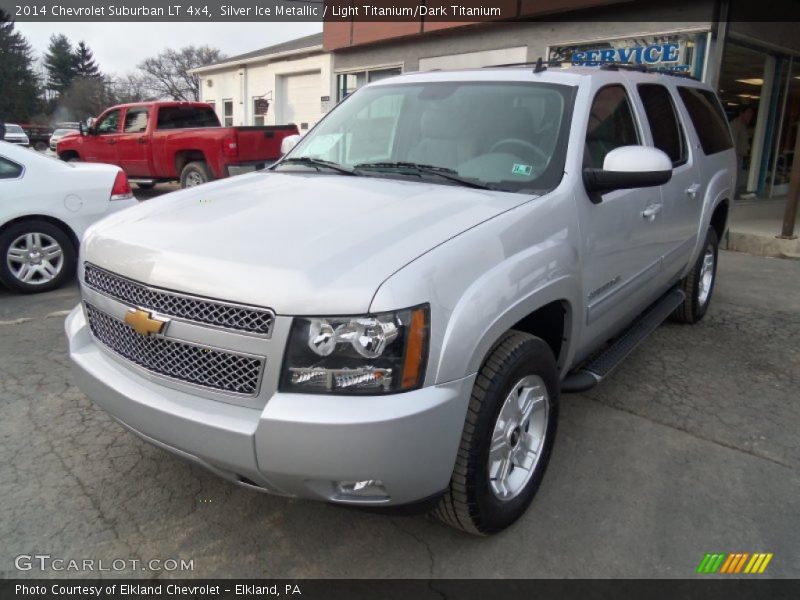 Silver Ice Metallic / Light Titanium/Dark Titanium 2014 Chevrolet Suburban LT 4x4