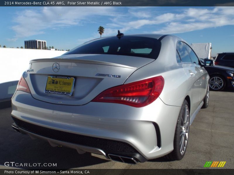 Polar Silver Metallic / AMG Black 2014 Mercedes-Benz CLA 45 AMG