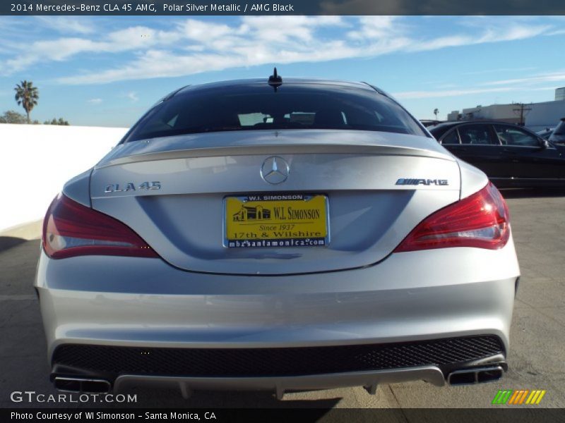 Polar Silver Metallic / AMG Black 2014 Mercedes-Benz CLA 45 AMG