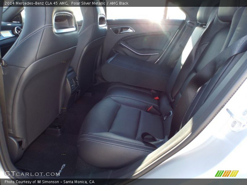 Rear Seat of 2014 CLA 45 AMG