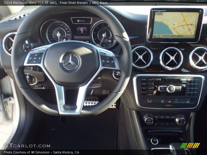 Dashboard of 2014 CLA 45 AMG