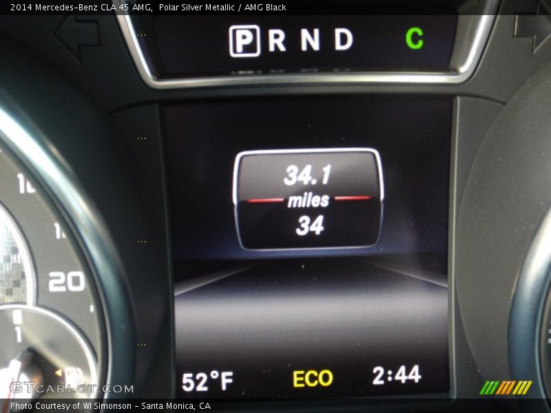 Polar Silver Metallic / AMG Black 2014 Mercedes-Benz CLA 45 AMG