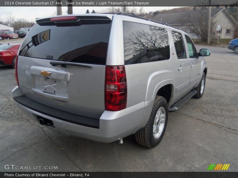 Silver Ice Metallic / Light Titanium/Dark Titanium 2014 Chevrolet Suburban LT 4x4