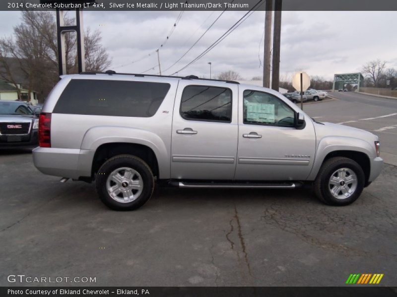 Silver Ice Metallic / Light Titanium/Dark Titanium 2014 Chevrolet Suburban LT 4x4