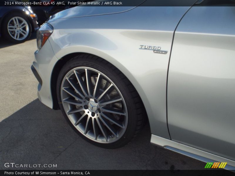 Polar Silver Metallic / AMG Black 2014 Mercedes-Benz CLA 45 AMG