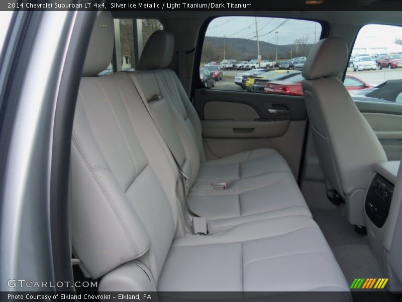 Silver Ice Metallic / Light Titanium/Dark Titanium 2014 Chevrolet Suburban LT 4x4