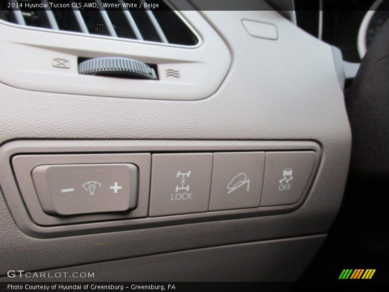 Controls of 2014 Tucson GLS AWD