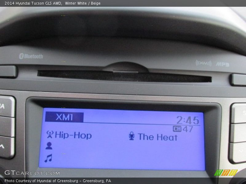 Winter White / Beige 2014 Hyundai Tucson GLS AWD