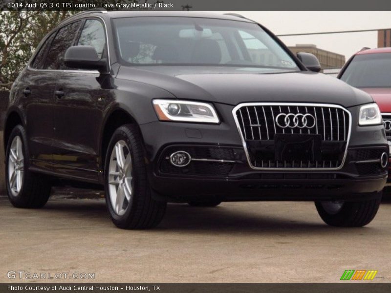 Lava Gray Metallic / Black 2014 Audi Q5 3.0 TFSI quattro