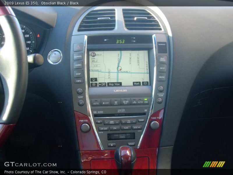 Obsidian Black / Black 2009 Lexus ES 350