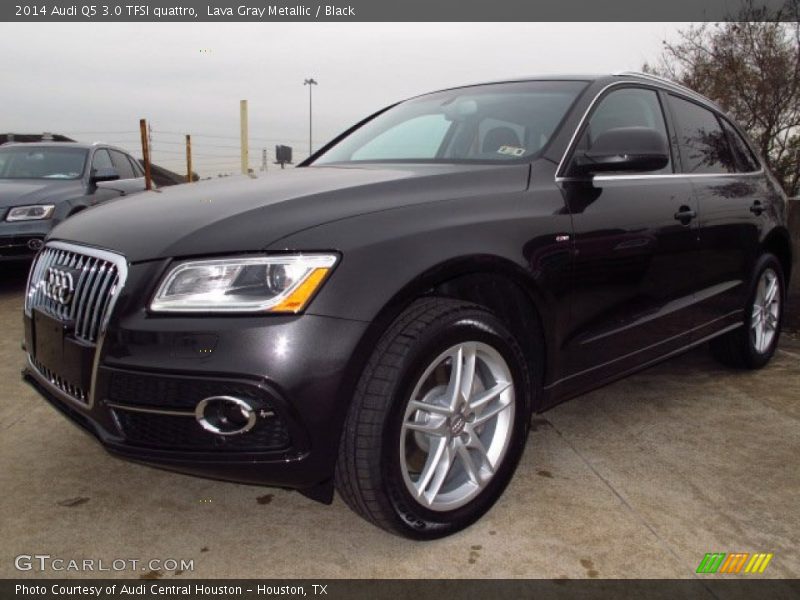 Lava Gray Metallic / Black 2014 Audi Q5 3.0 TFSI quattro