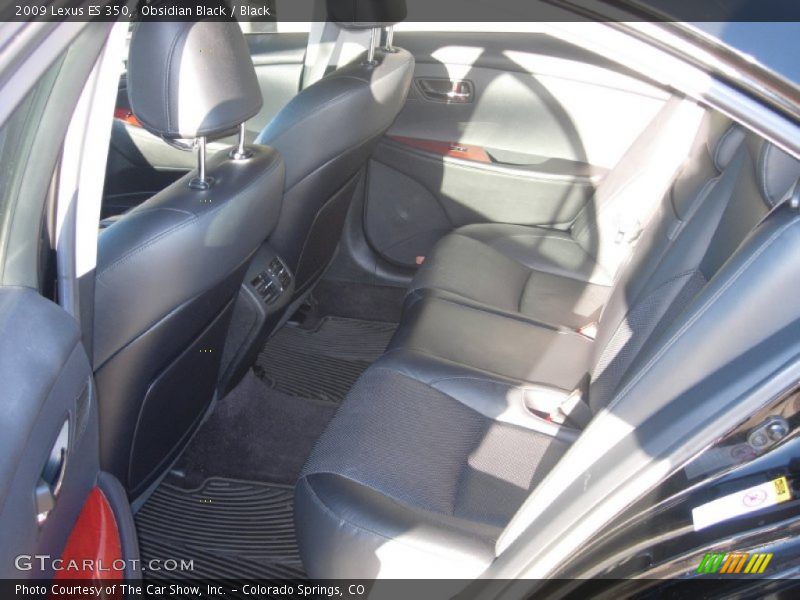 Obsidian Black / Black 2009 Lexus ES 350