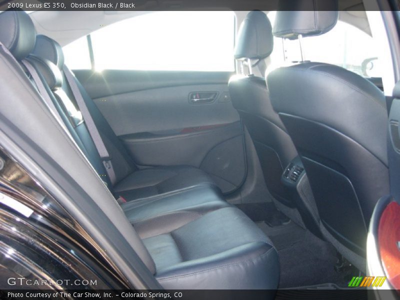 Obsidian Black / Black 2009 Lexus ES 350