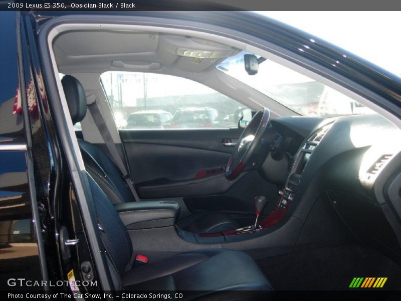 Obsidian Black / Black 2009 Lexus ES 350
