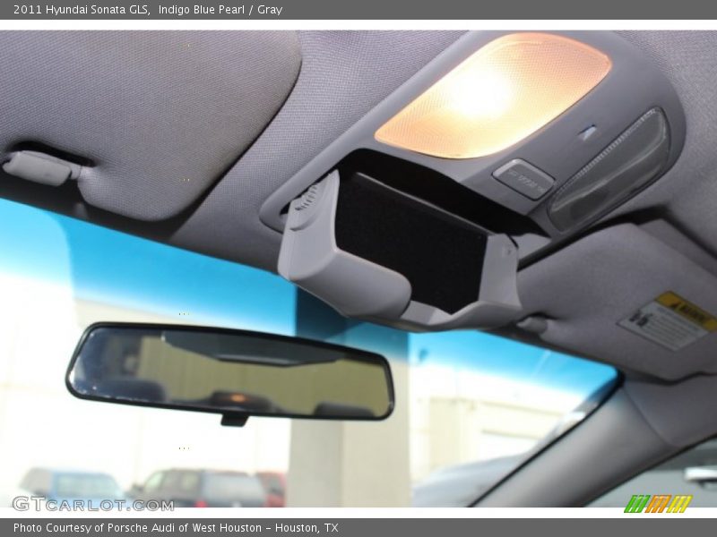 Indigo Blue Pearl / Gray 2011 Hyundai Sonata GLS